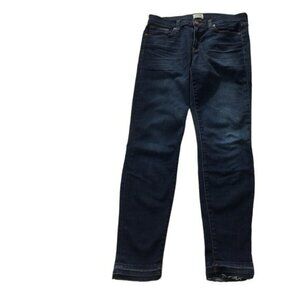 J.Crew Mens Toothpick Jeans Size 28/32 Dark Wash Denim Cotton/Elastane